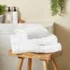 Dunelm So Soft White Towel -Simple Bathroom 30778428
