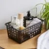Dunelm Black Storage Basket -Simple Bathroom 30797407