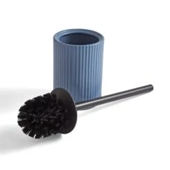 Dunelm Ceramic Ribbed Toilet Brush -Simple Bathroom 30797522 alt02