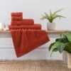 Dunelm Chilli Egyptian Cotton Towel -Simple Bathroom 30807056