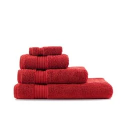 Dunelm Chilli Egyptian Cotton Towel -Simple Bathroom 30807056 alt02