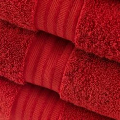 Dunelm Chilli Egyptian Cotton Towel -Simple Bathroom 30807056 alt03