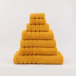 Dunelm Ultimate Towel Ochre -Simple Bathroom 30807531 alt01