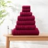 Dunelm Ultimate Towel Cerise -Simple Bathroom 30807558