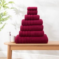 Dunelm Ultimate Towel Cerise