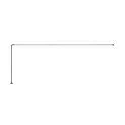 Croydex L-Shaped Extendable Shower Rail -Simple Bathroom 30814781 alt03