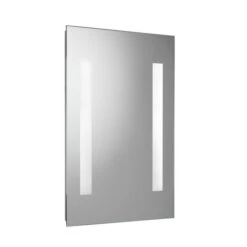 Croydex Malham Battery Operated Light-Up Mirror, 30x45cm