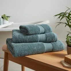 Dunelm Mineral Hotel Luxury Organic Cotton Towel