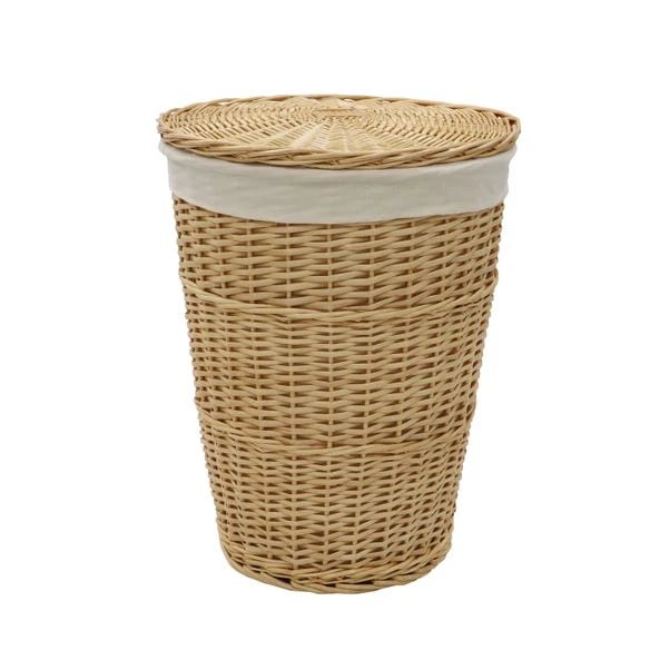 JVL Acacia Willow Round Laundry Basket 4 JVL Acacia Willow Round Laundry Basket - Image 2