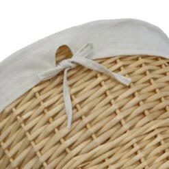 JVL Acacia Willow Round Laundry Basket 11 JVL Acacia Willow Round Laundry Basket -Simple Bathroom 30824552 alt03