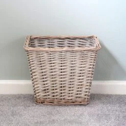 JVL Arianna Willow Set Of 4 Laundry Baskets & Bins -Simple Bathroom 30824612 alt02