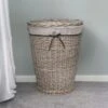 JVL Arianna Willow Round Laundry Basket 1 JVL Arianna Willow Round Laundry Basket -Simple Bathroom 30824615